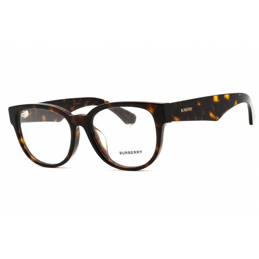 NWT Burberry 0BE2410F Dark Havana Round 53mm Eyeglasses - Picture 1 of 2